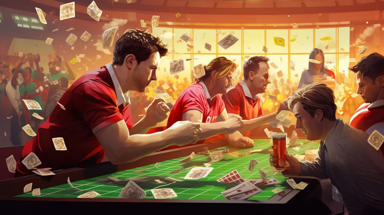 Gambar ilustrasi permainan kasino live dengan sistem terintegrasi di baginda168