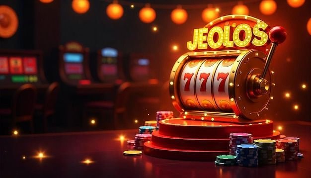 Banner dinamis menunjukkan suasana hiburan digital esports dengan efek oranye bersemangat